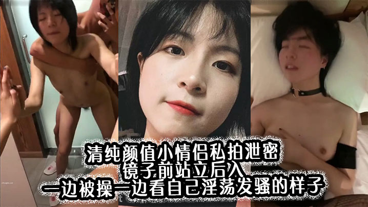 清纯颜值小情侣私拍泄密镜子前站立后入一边被操一边看自己淫荡发骚的样子00后的小可爱小反差婊一个